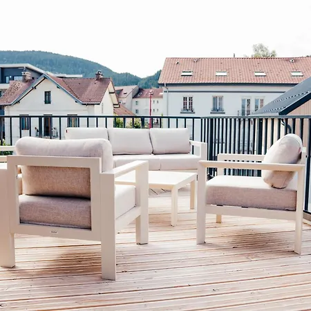 Le Penthouse, 150m Du Et Terrasse Panoramique * Gerardmer